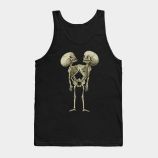 Siamese Twins Skeleton Tank Top